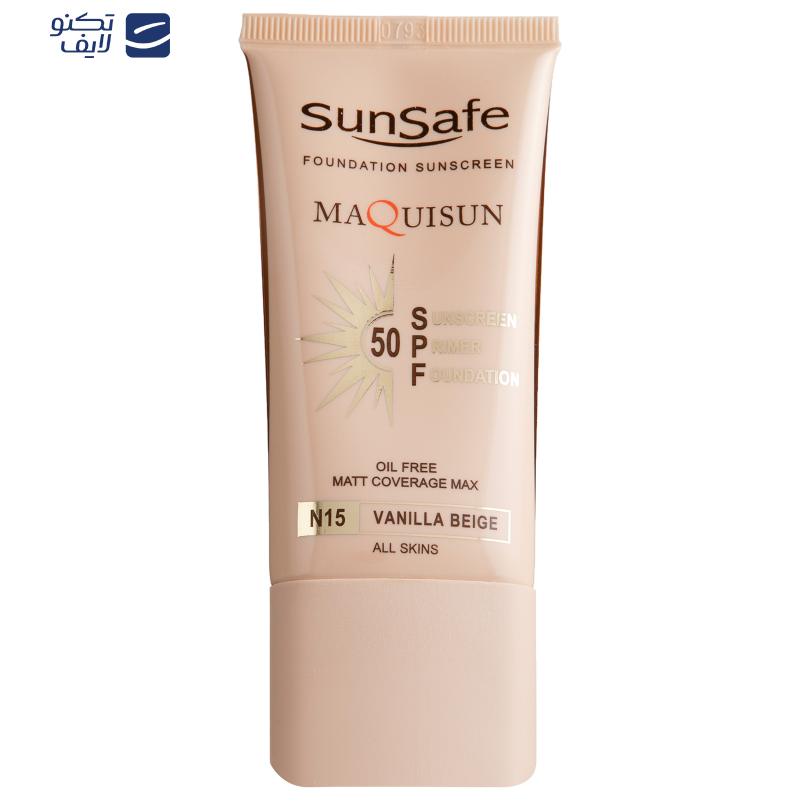 کرم ضدآفتاب رنگی سان‌سیف مدل N15، حجم 40 میلی‌لیتر