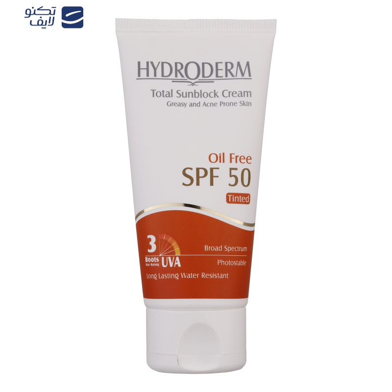 کرم ضدآفتاب هیدرودرم مدل Medium Beige SPF50، حجم 50 میلی‌لیتر