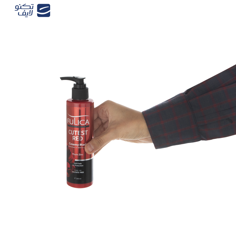 کرم تقویت کننده و ترمیم کننده موی قرمز فولیکا مدل Cutest Red حجم 200 میلی لیتر