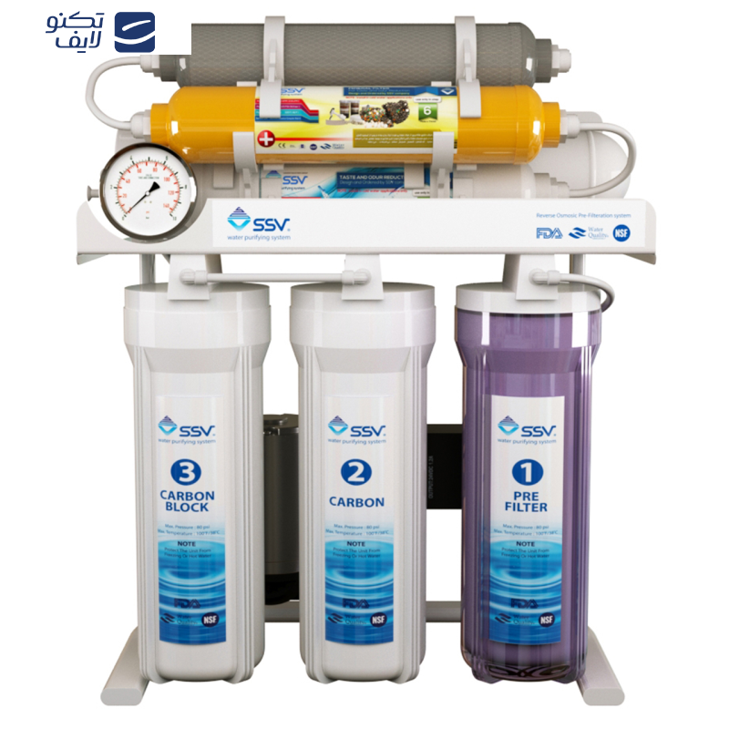 دستگاه تصفیه کننده آب اس اس وی مدل MaxTec X830 به همراه فیلتر بسته 4 عددی