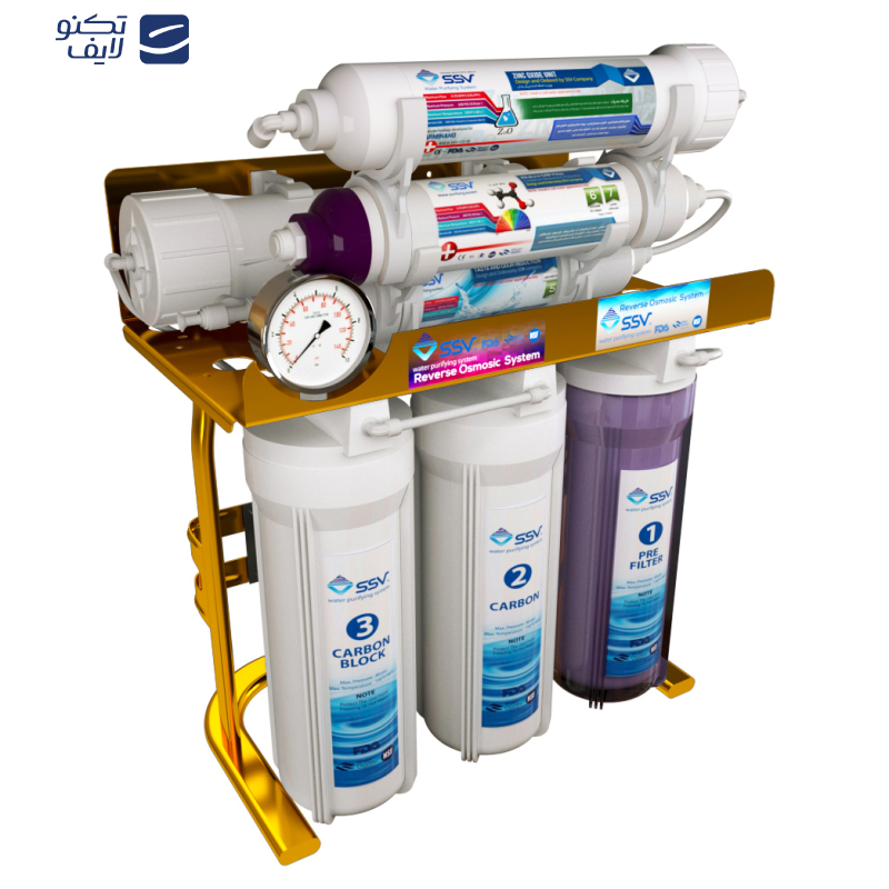 دستگاه تصفیه کننده آب خانگی اس اس وی مدل MaxGold X755