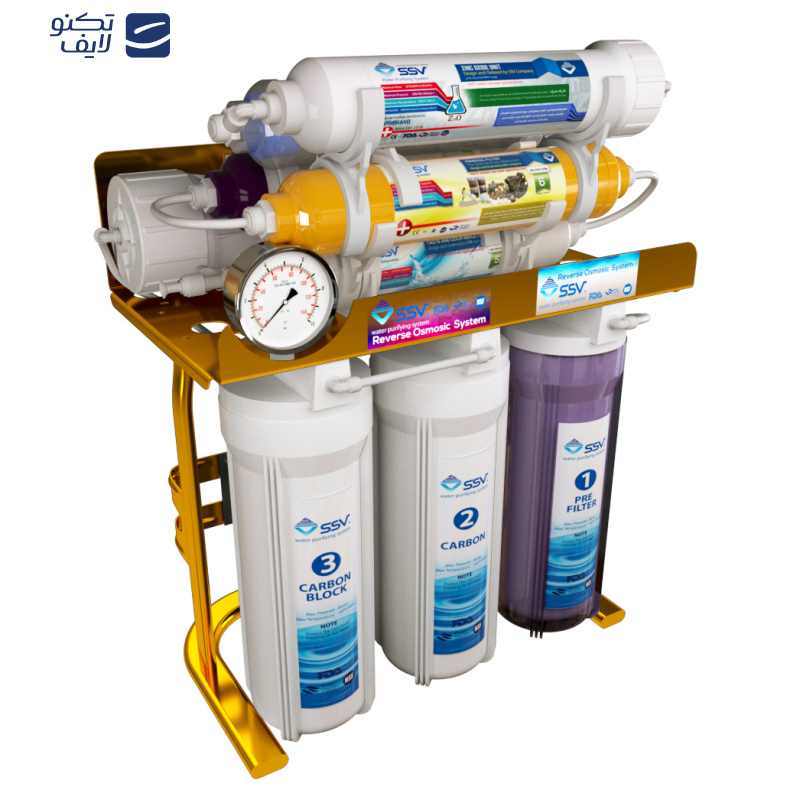 دستگاه تصفیه کننده آب اس اس وی مدل MaxGold X950