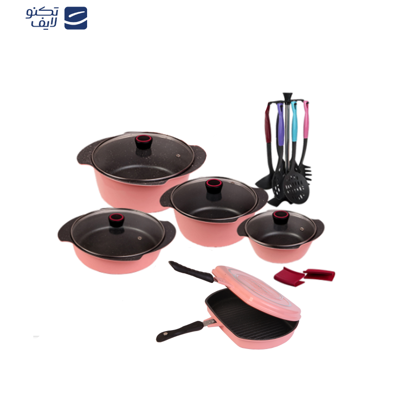 سرویس پخت و پز 19 پارچه تکنو مدل پروانه 