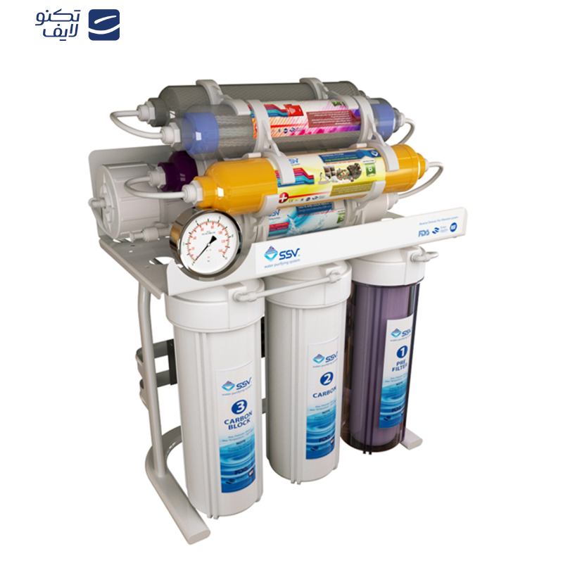 دستگاه تصفیه کننده آب اس اس وی مدل SuperTec 2W X900 به همراه شیر دوکاره