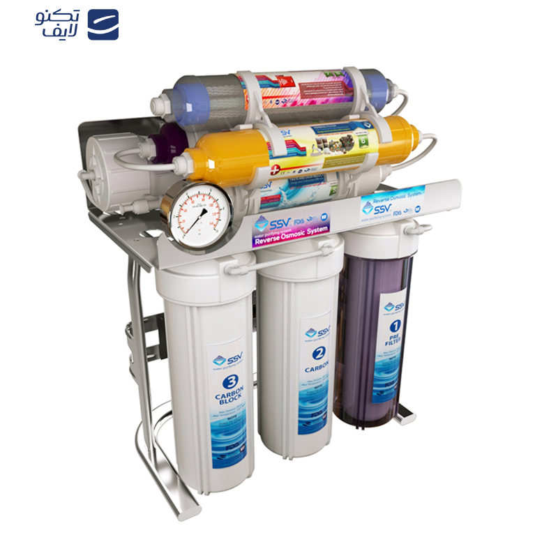 دستگاه تصفیه کننده آب اس اس وی مدل SuperSpring 2W X800 به همراه شیر تصفیه آب