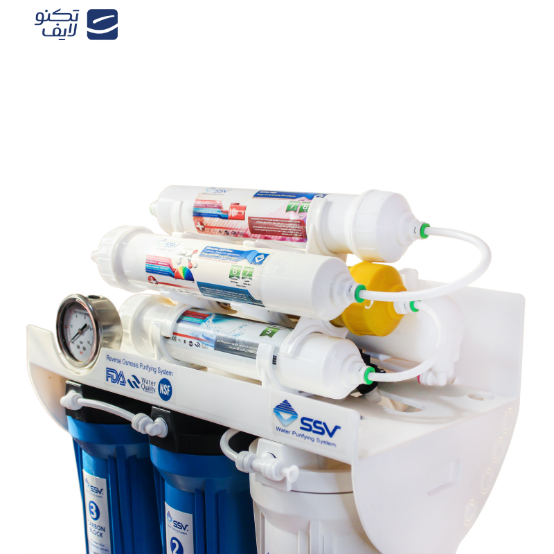 دستگاه تصفیه آب اس اس وی مدل BlueStar 2w X800 به همراه شیر 2 کاره و فیلتر  بسته 3 عددی