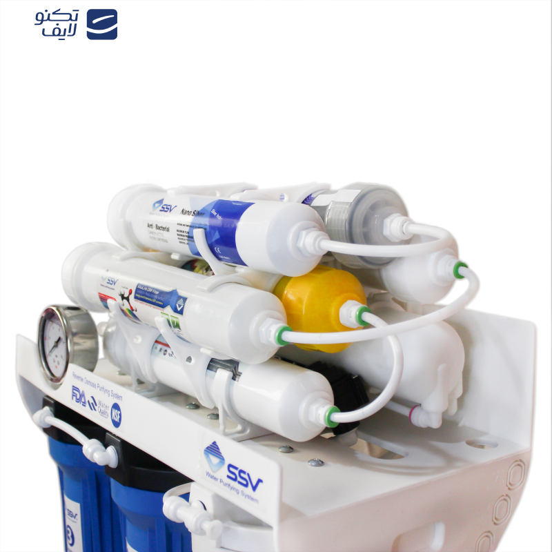 دستگاه تصفیه کننده آب اس اس وی مدلBlueStar 2w x1000 به همراه شیر دوکاره و فیلتر بسته 3 عددی