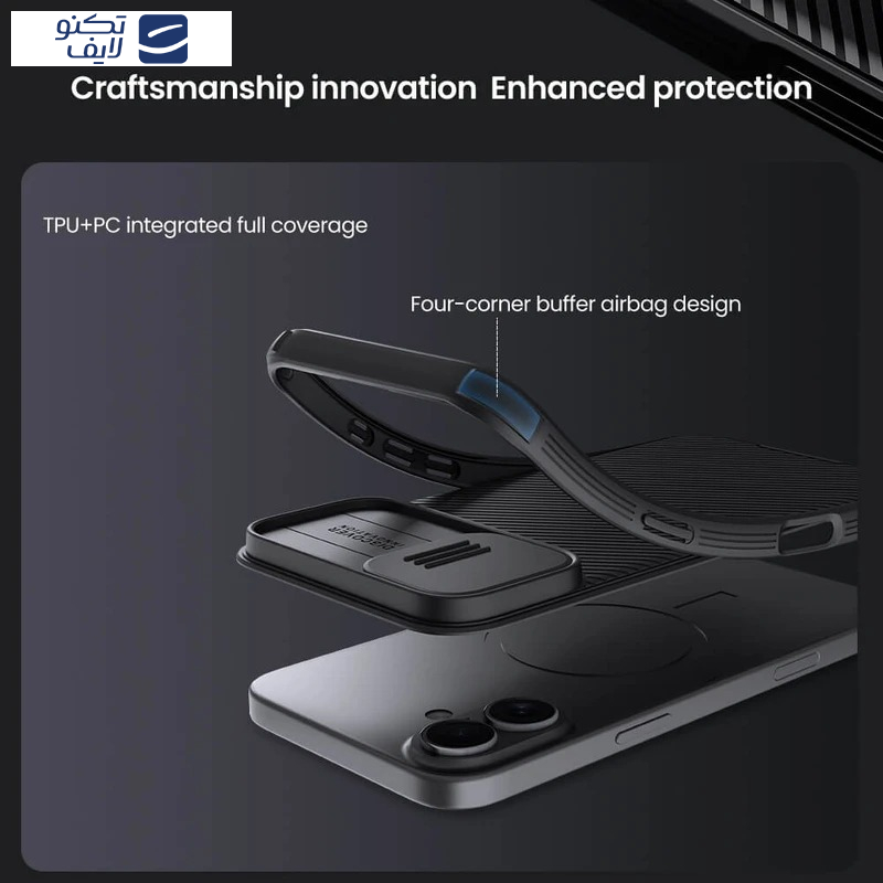 کاور نیلکین مدل Camshield Pro مناسب برای گوشی موبایل اپل iPhone 17