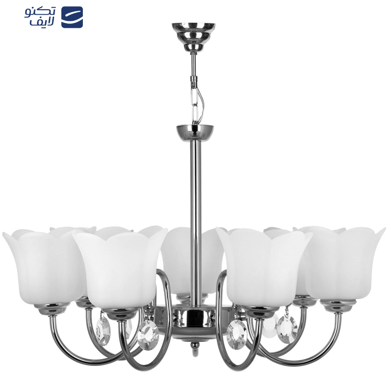 لوستر چشمه نور 7 شعله کد A856/7-O  