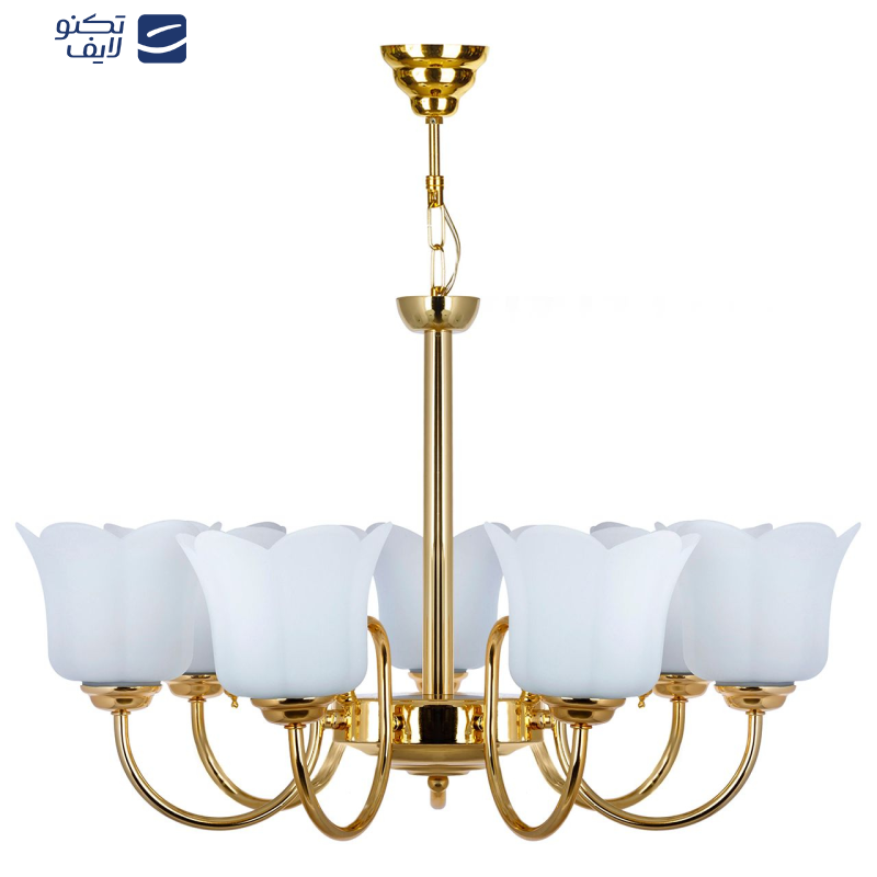 لوستر 7 شعله چشمه نور کد 856.7