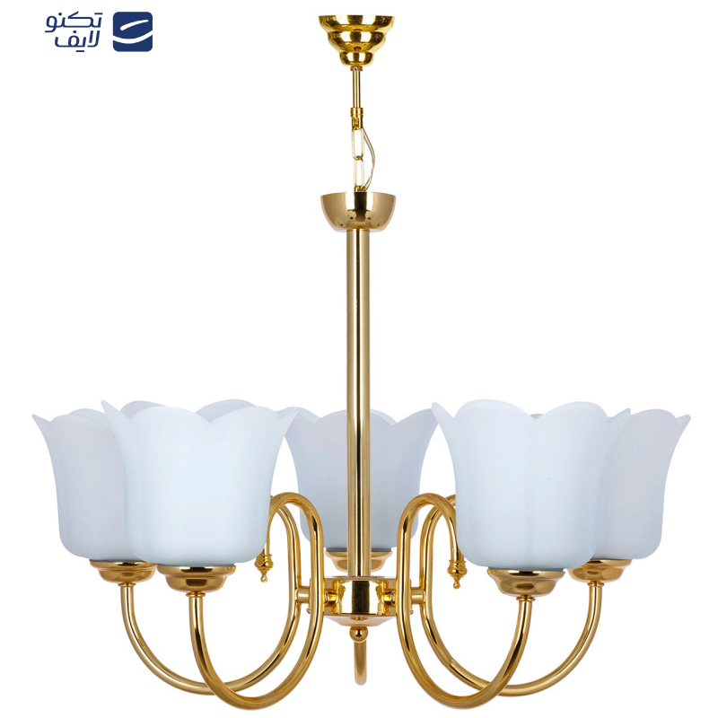 لوستر 5 شعله چشمه نور کد 856.5