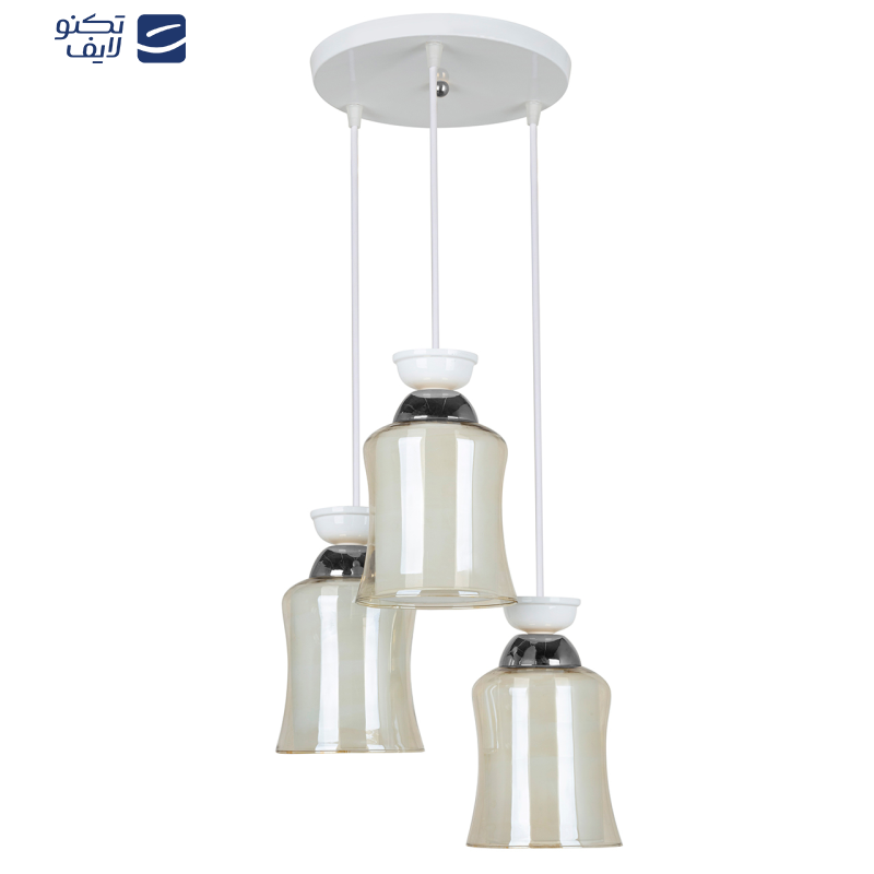 چراغ آویز چشمه نور مدل A1283/3H-WT