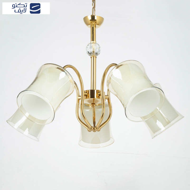  لوستر 5 شعله چشمه نور کد A833/5