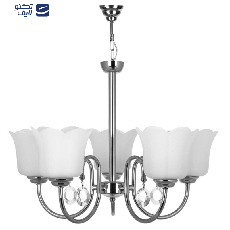 لوستر 5 شعله چشمه نور کد A856/5-CO