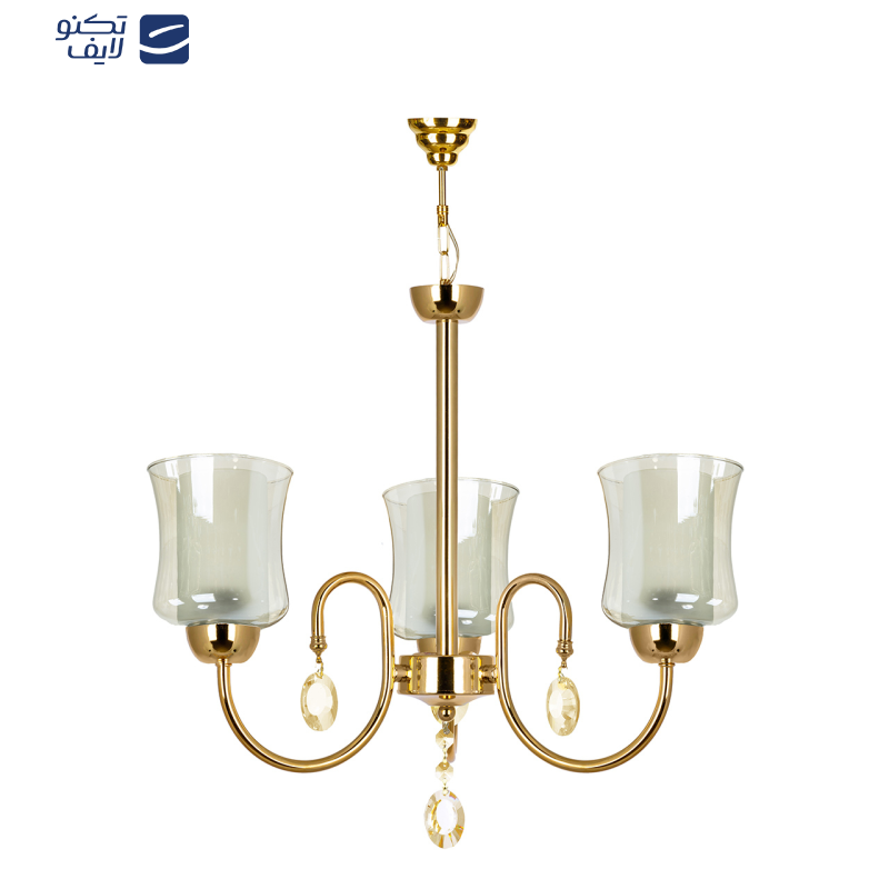 لوستر سه شعله چشمه نور کد AB811/3