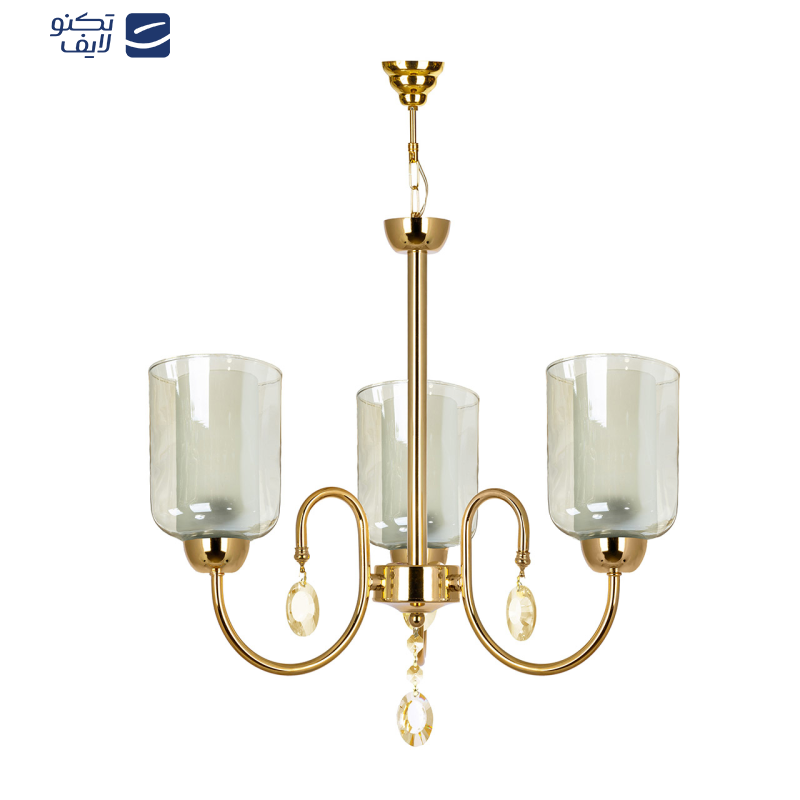 لوستر آویز سه شعله چشمه نور کد AB812/3