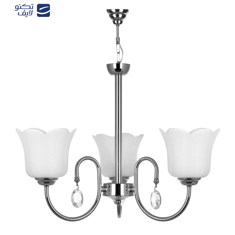لوستر سه شعله چشمه نور کد AB856/3  