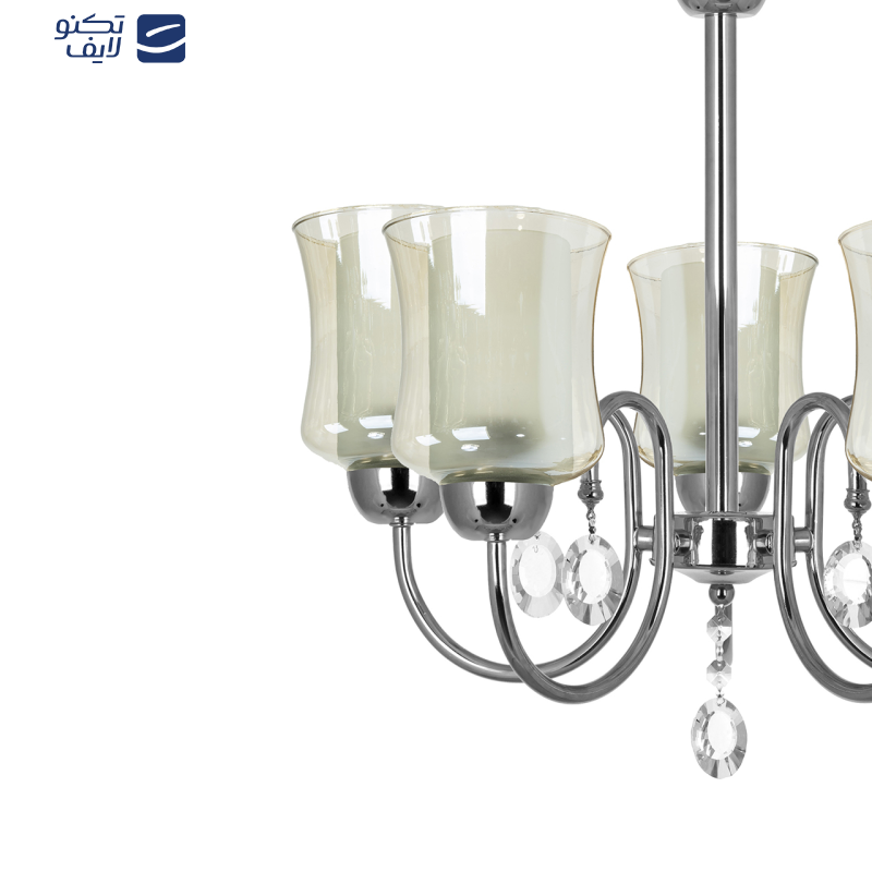  لوستر آویز پنج شعله چشمه نور کد 811/5