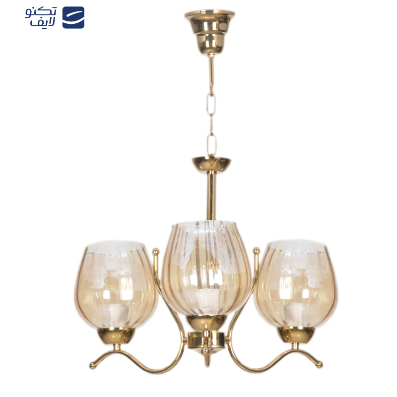 لوستر سه شعله چشمه نور کد AB804/3 لوستر سه شعله چشمه نور کد AB804/3
