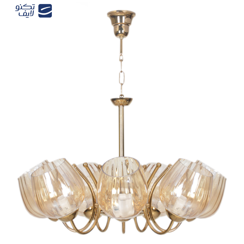 لوستر هفت شعله چشمه نور کد AB805/7 لوستر هفت شعله چشمه نور کد AB805/7