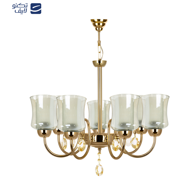 لوستر 7 شعله چشمه نور کد 811.7