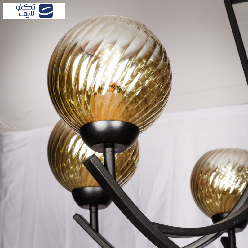 لوستر 7 شعله چشمه نور کد 2618/7BK