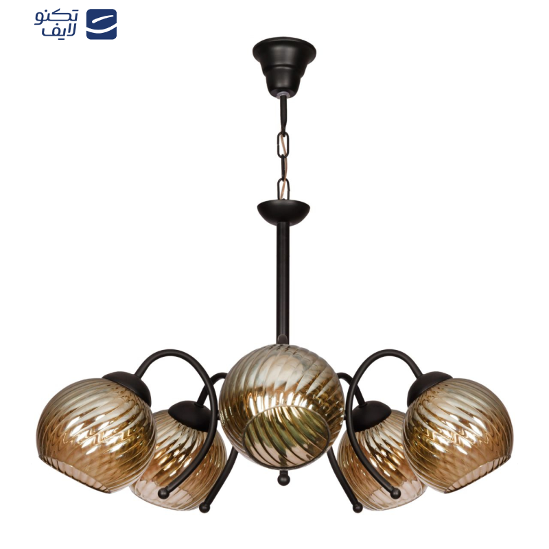 لوستر 5 شعله چشمه نور کد 882/5BK