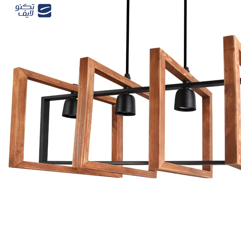  لوستر آویز چهار شعله چشمه نور کد AB1338/4