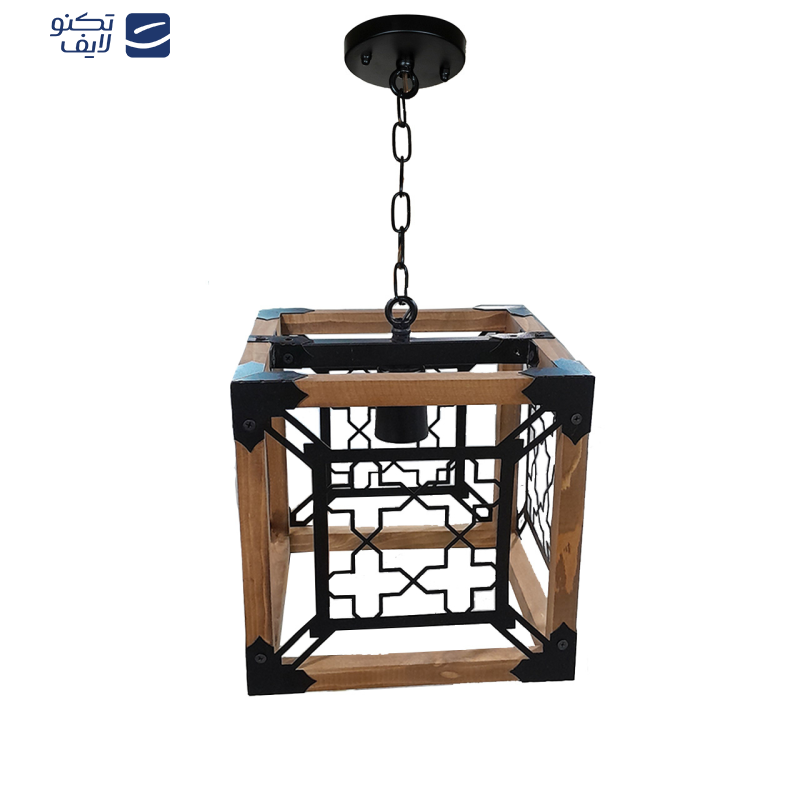 لوستر آویز یک شعله چشمه نور کد 2239/1