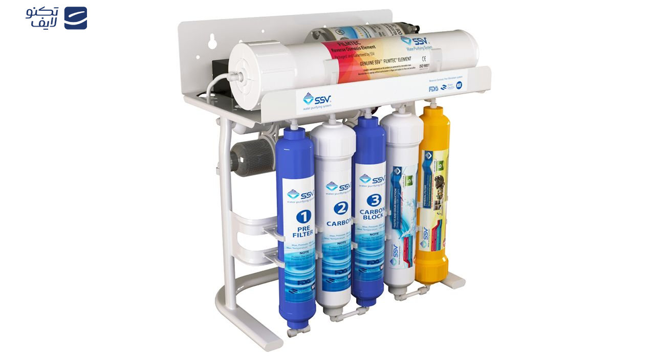 دستگاه تصفیه کننده آب خانگی اس اس وی مدل PureLine X830