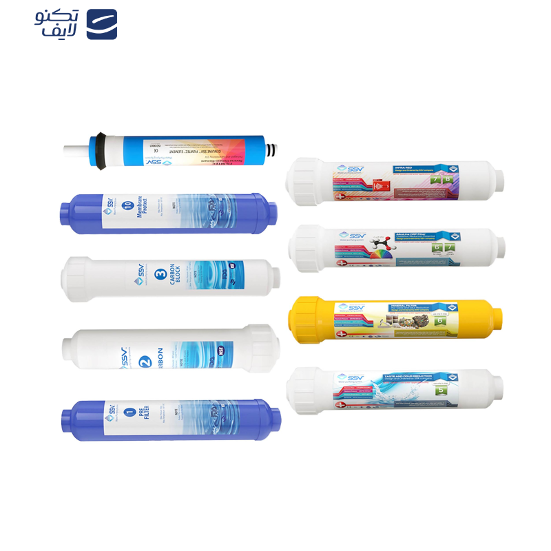فیلتر دستگاه تصفیه آب اس اس وی مدل L910 بسته 9 عددی