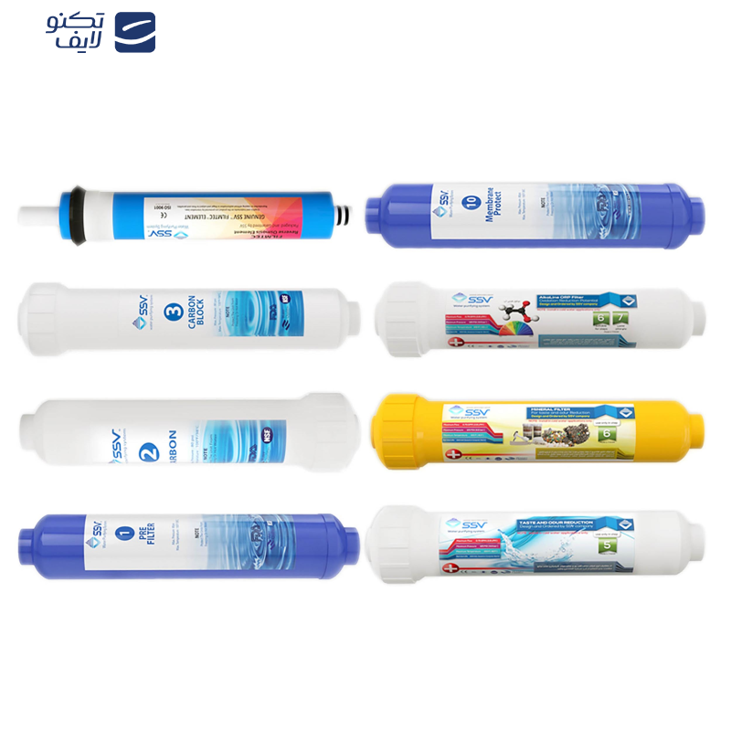فیلتر دستگاه تصفیه آب اس اس وی مدل L810 بسته 8 عددی