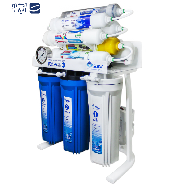 دستگاه تصفیه کننده آب اس اس وی مدل  MaxBlue 2wx1150 به همراه  شیر تصفیه آب