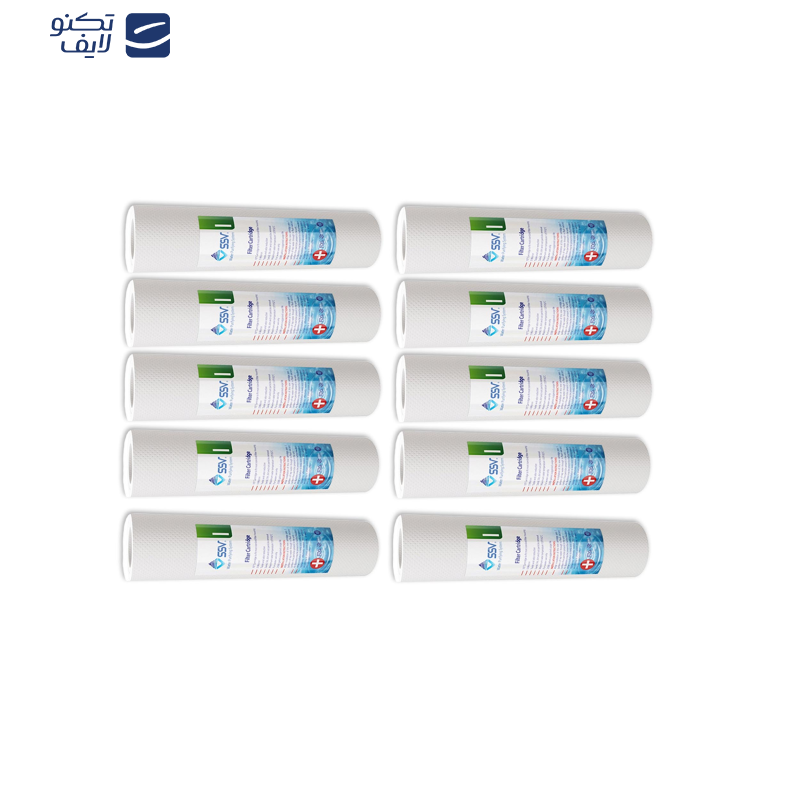 فیلتر دستگاه تصفیه آب اس اس وی مدل H-P.P بسته 10 عددی