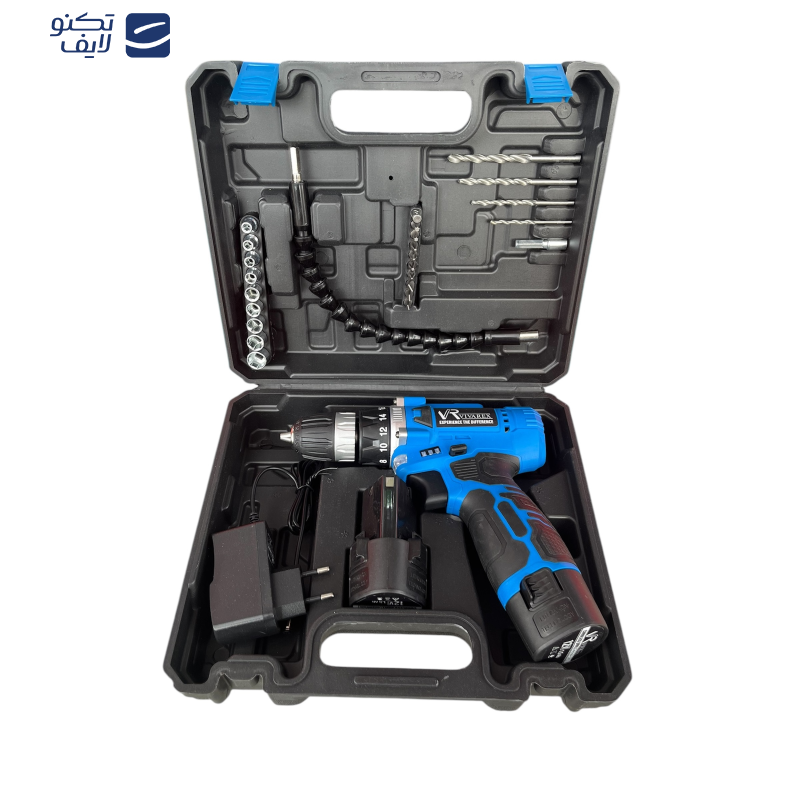 مجموعه 30 عددی پیچ گوشتی شارژی ویوارکس مدل VR1210V-22A