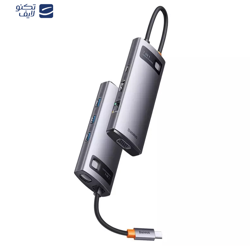 هاب 7 پورت USB-C باسئوس مدل WKWG040013