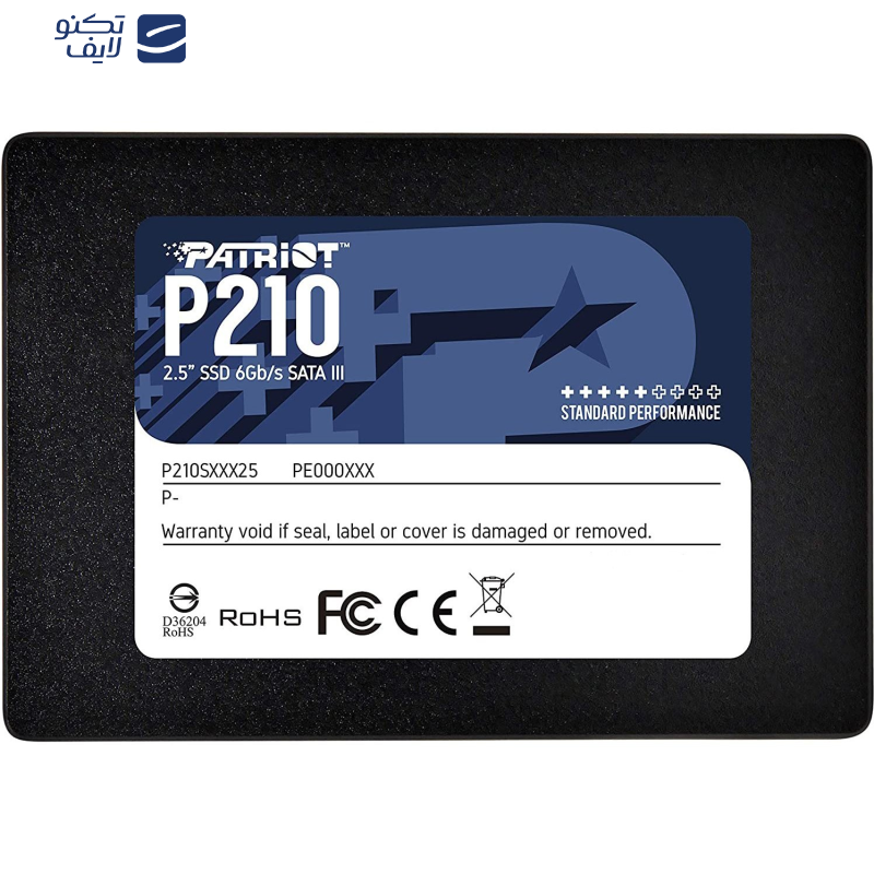 اس اس دی اینترنال پتریوت مدل Patriot 2TB P220 ظرفیت دو ترابایت