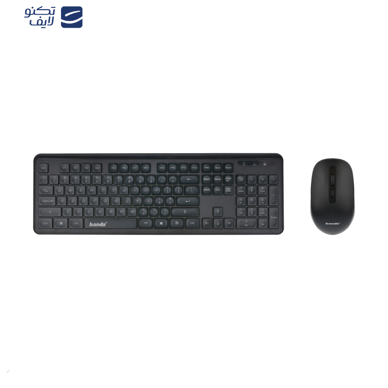 کیبورد و ماوس بی‌سیم باندا مدل C400