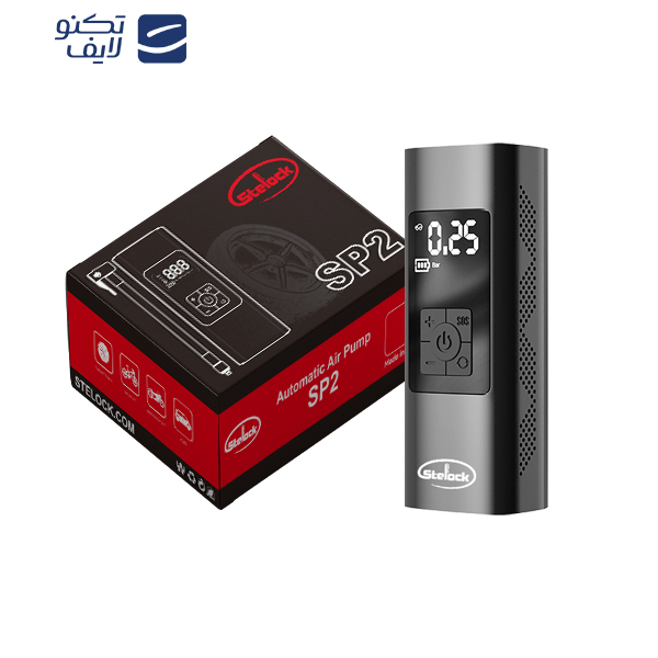 پمپ باد شارژی و پاوربانک استیلاک مدل SP2