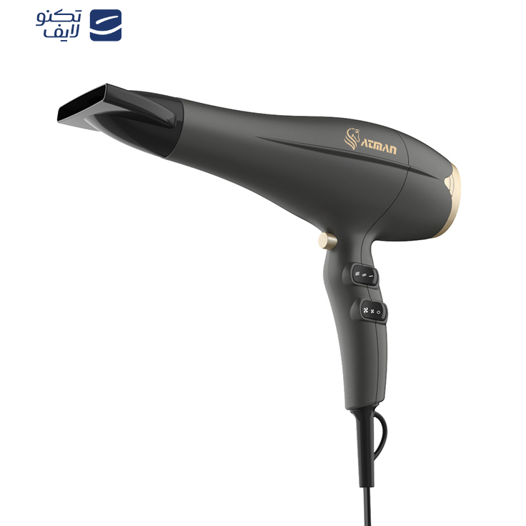 سشوار حرفه‌ای 2400 وات آتمن مدل BY-538