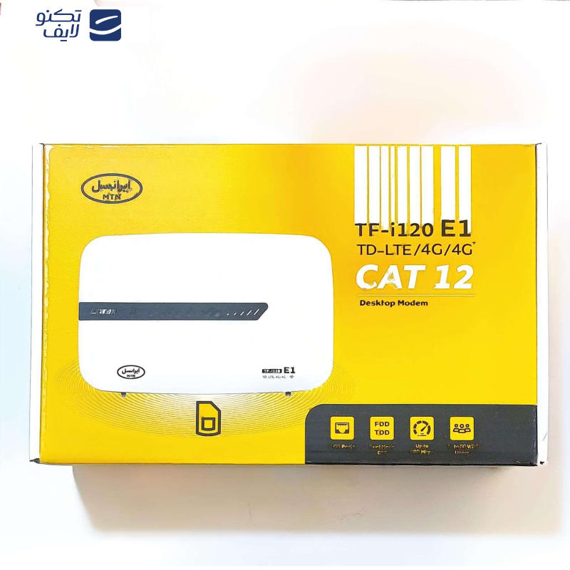 مودم 4G/TD-LTE ایرانسل مدل TF-i120 E1