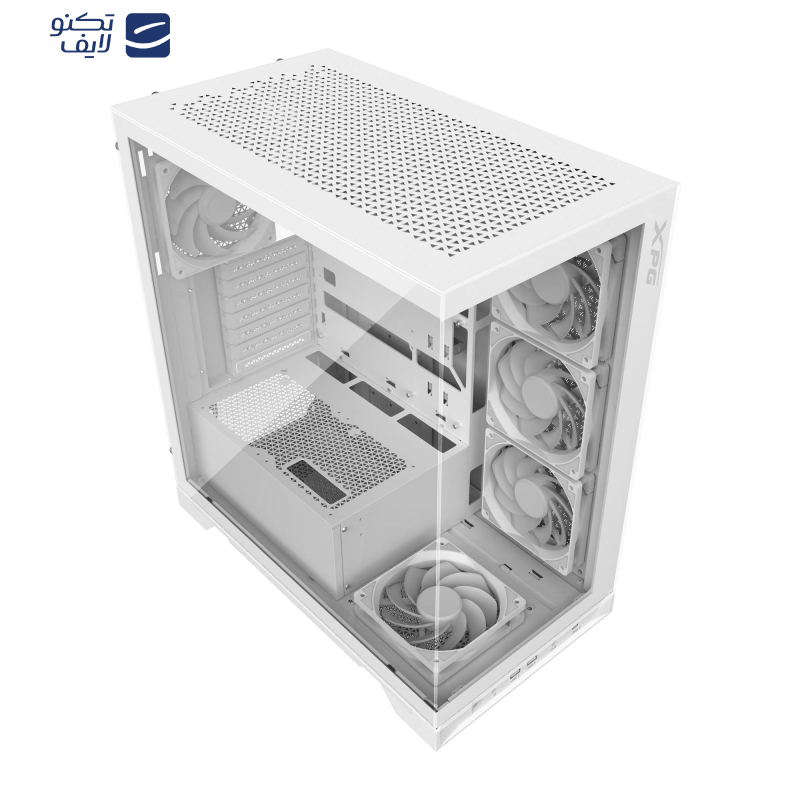 کیس کامپیوتر ای دیتا ایکس پی جی مدل INVADER X WHITE