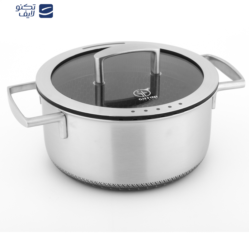 سرویس قابلمه و تابه 9 پارچه استیل جی فی نی مدل 09