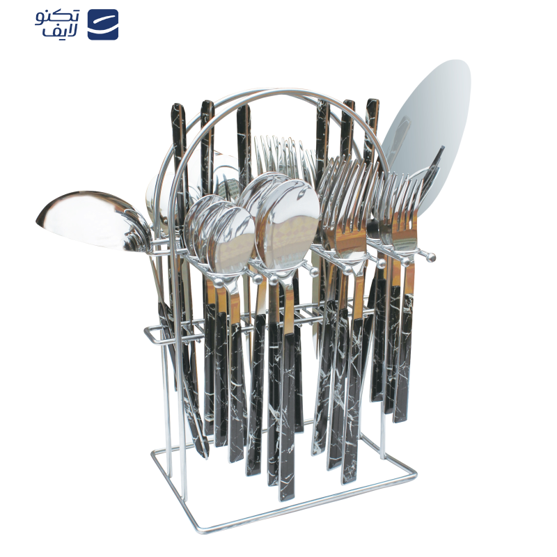 سرویس قاشق و چنگال 33 پارچه جی فی نی مدل BS-M سرویس قاشق و چنگال 33 پارچه جی فی نی مدل BS-M