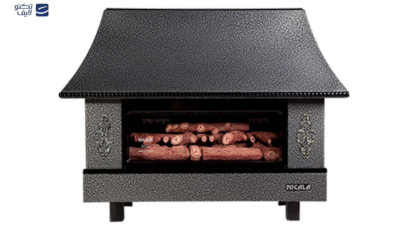 بخاری گازی نیک کالا طرح شومینه مدل سیمین کد MC-26