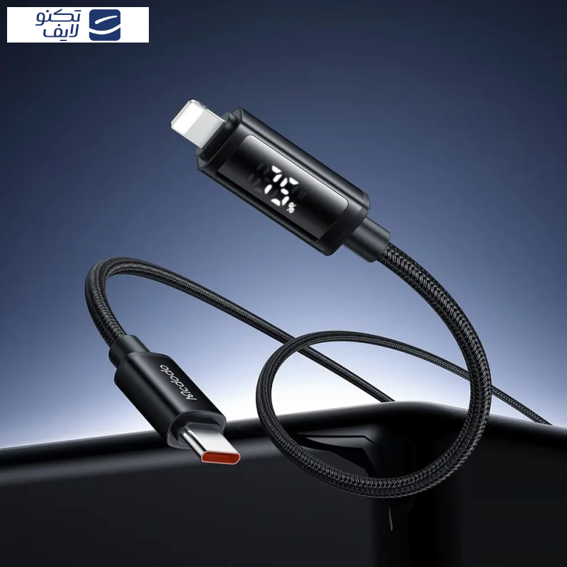 کابل تبدیل لایتنینگ به USB-C مک دودو مدلDual LED Displays CA-7990 طول 1.2 متر