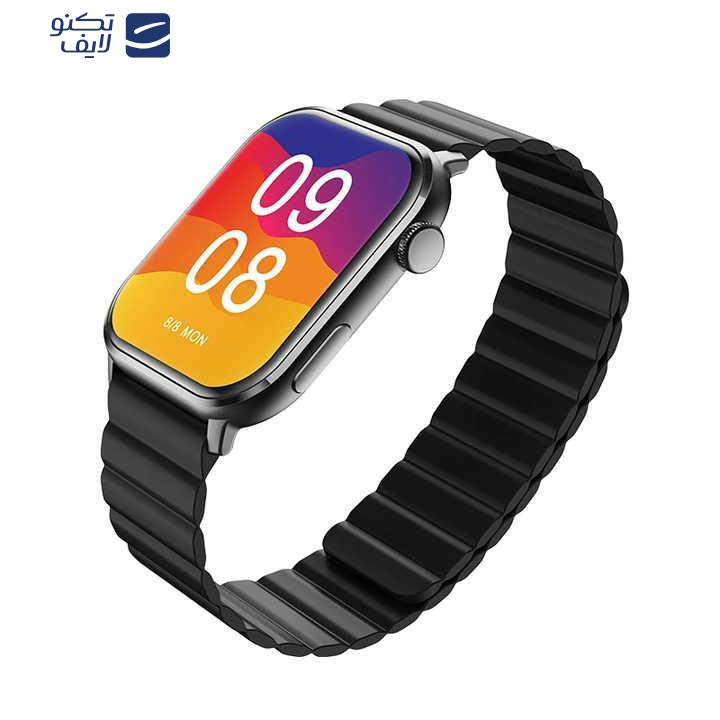 ساعت هوشمند آی می لب مدل IMILAB W02 دارای قابلیت های صفحه نمایش رنگی، صفحه نمایش لمسی، کنترل موسیقی (Music Player)، کنترل سطح اکسیژن خون، قابلیت مکالمه از طریق بلوتوث بند سیلیکون