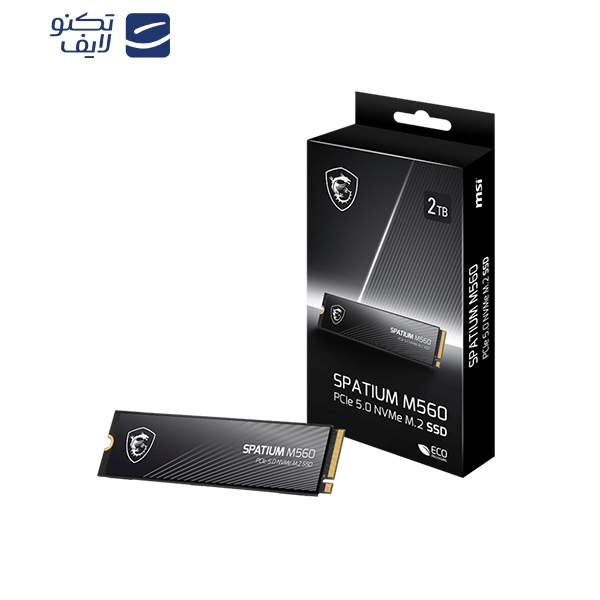 اس اس دی اینترنال PCIe 5.0 ام اس آی مدل MSI SPATIUM M560 ظرفیت دو ترابایت