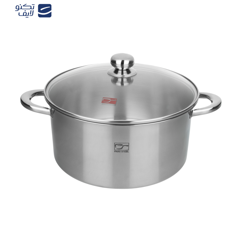 سرویس پخت و پز 9 پارچه پارس استیل مدل سه لایه کد 09