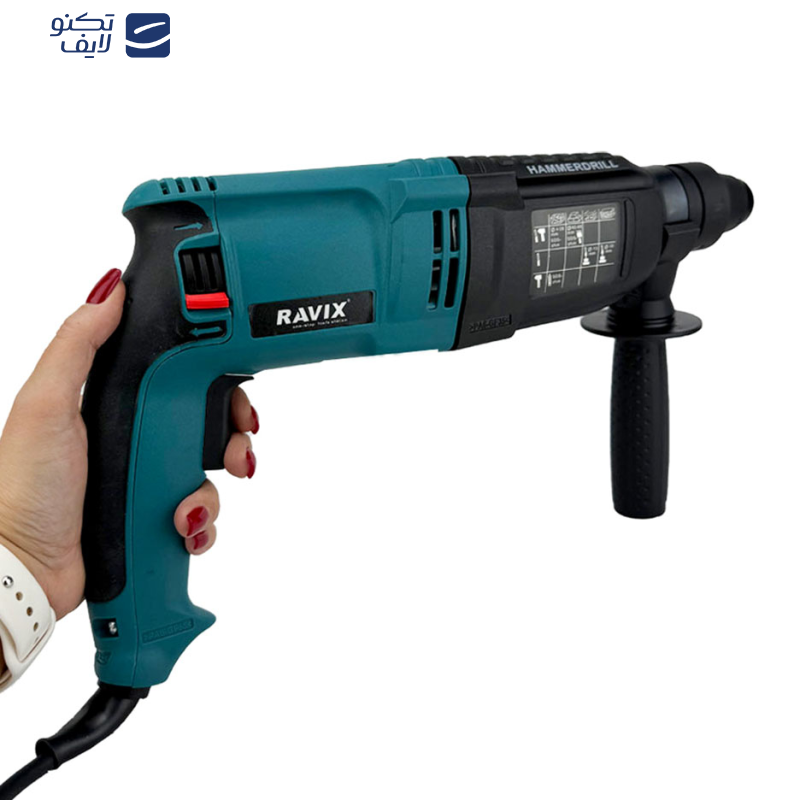 دریل بتن کن 26 میلیمتری 850 وات راویکس مدل RV2603 دریل بتن کن 26 میلیمتری 850 وات راویکس مدل RV2603